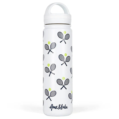Court and Course Tennis Water Bottle Accessories Ame And Lulu