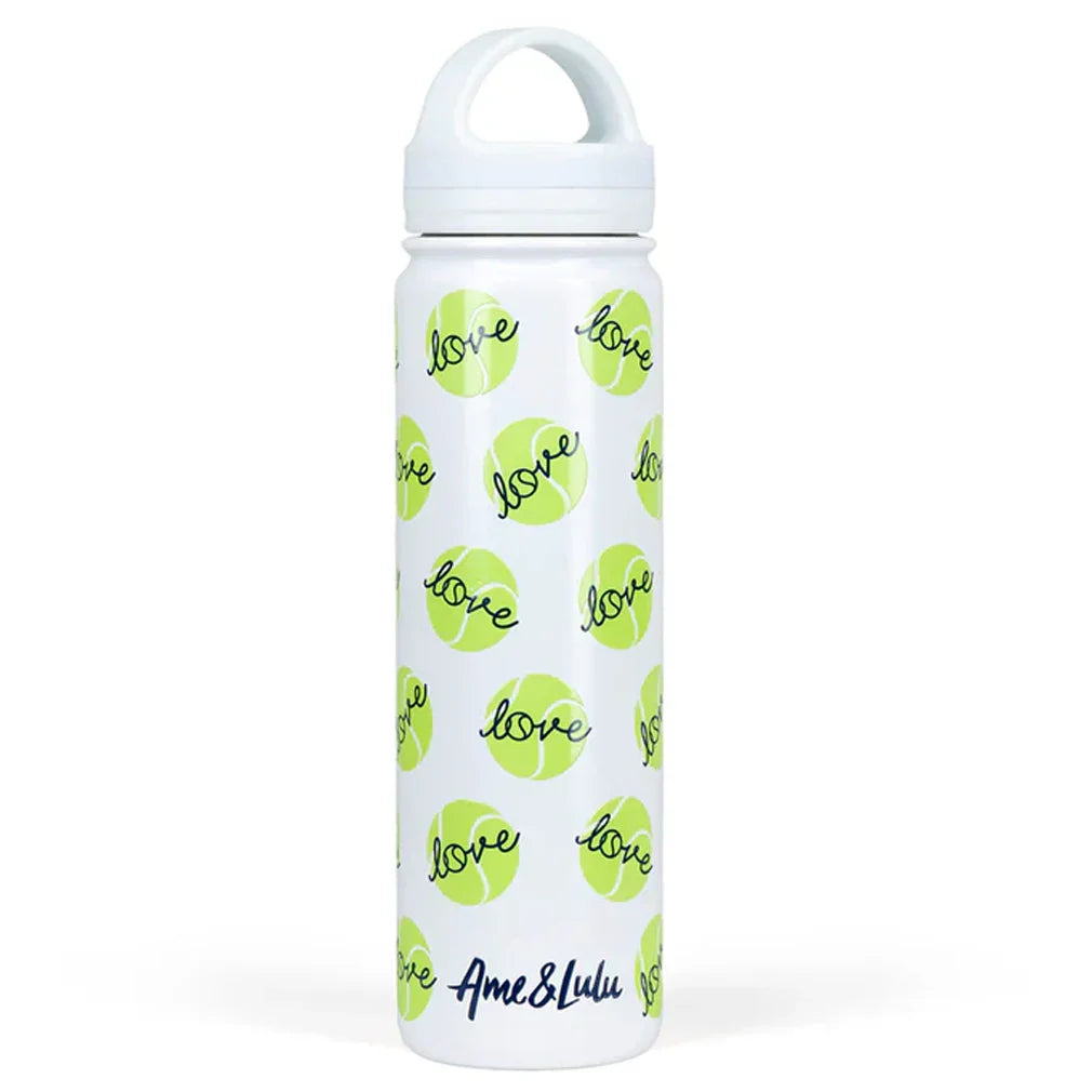 Court and Course Tennis Water Bottle Accessories Ame And Lulu