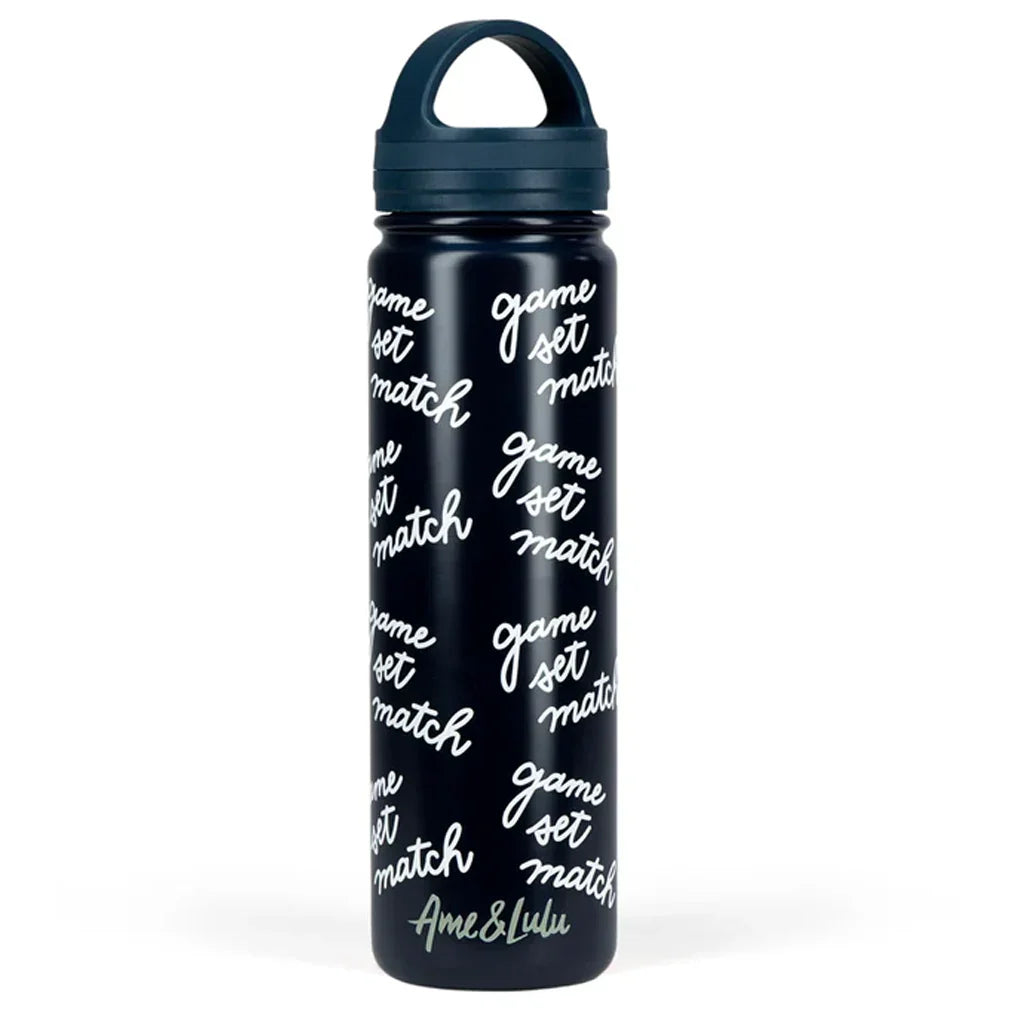 Court and Course Tennis Water Bottle Accessories Ame And Lulu