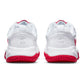 Juniors' Court Lite 2 Tennis Shoes White and University Red Footwear Nike