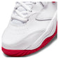Juniors' Court Lite 2 Tennis Shoes White and University Red Footwear Nike