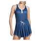 Women`s Country Club Plaid Tennis Dress Apparel Lucky In Love