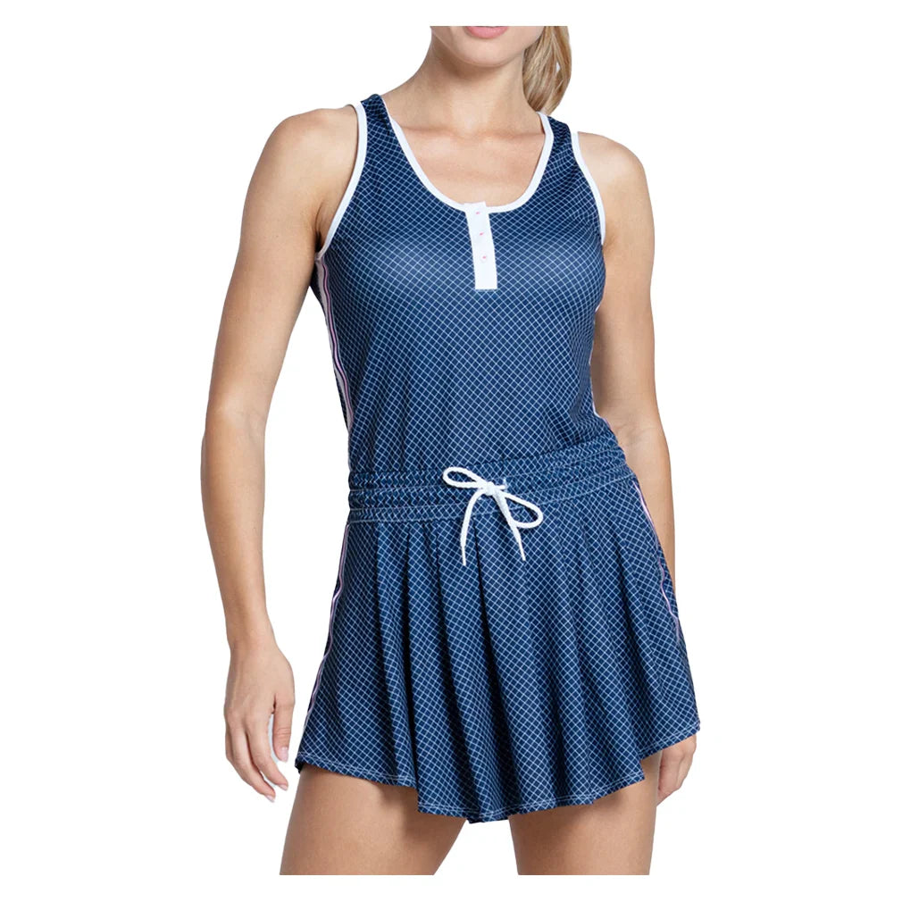 Women`s Country Club Plaid Tennis Dress Apparel Lucky In Love