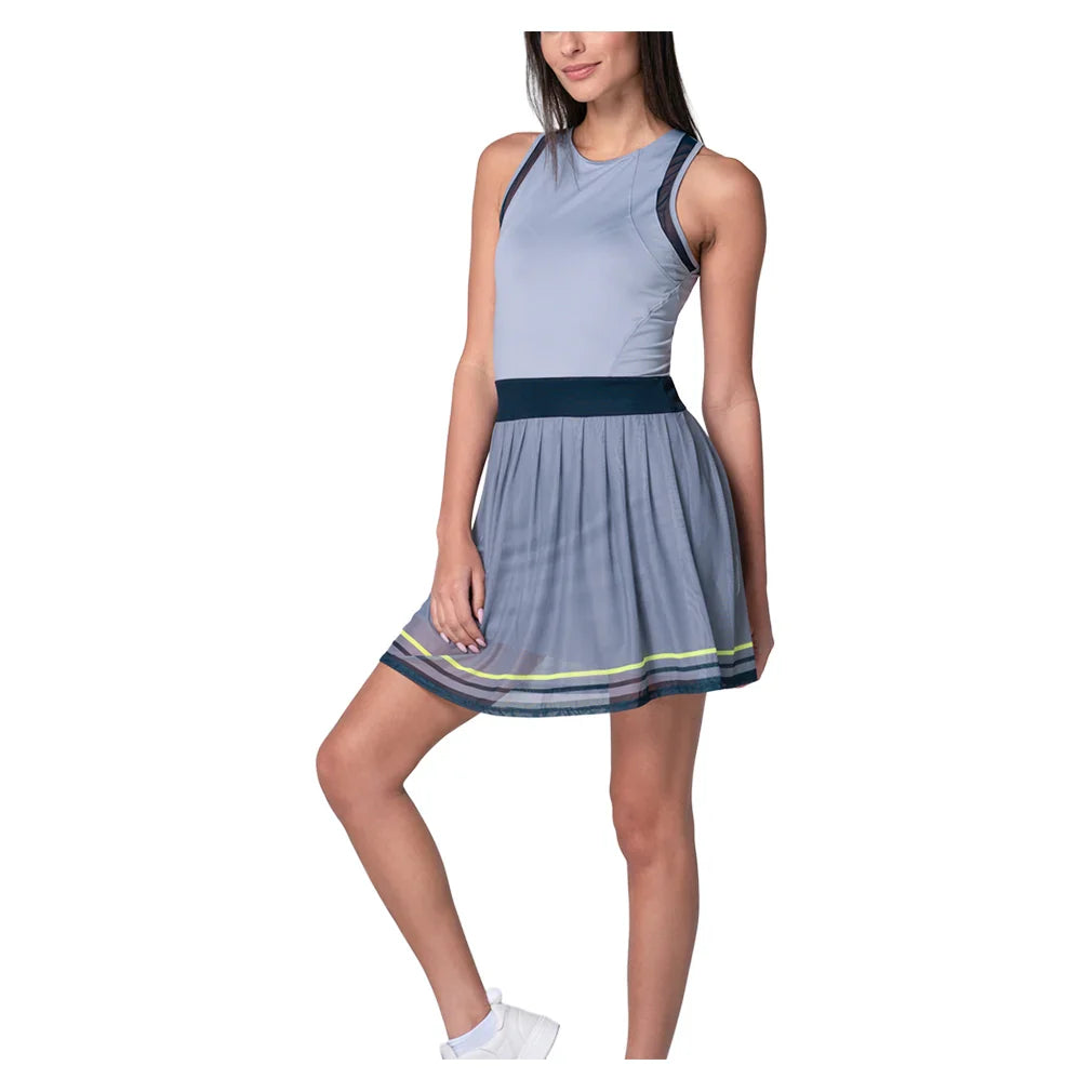 Women's Kinetic Energy Tennis Dress Eclipse Apparel Lucky In Love