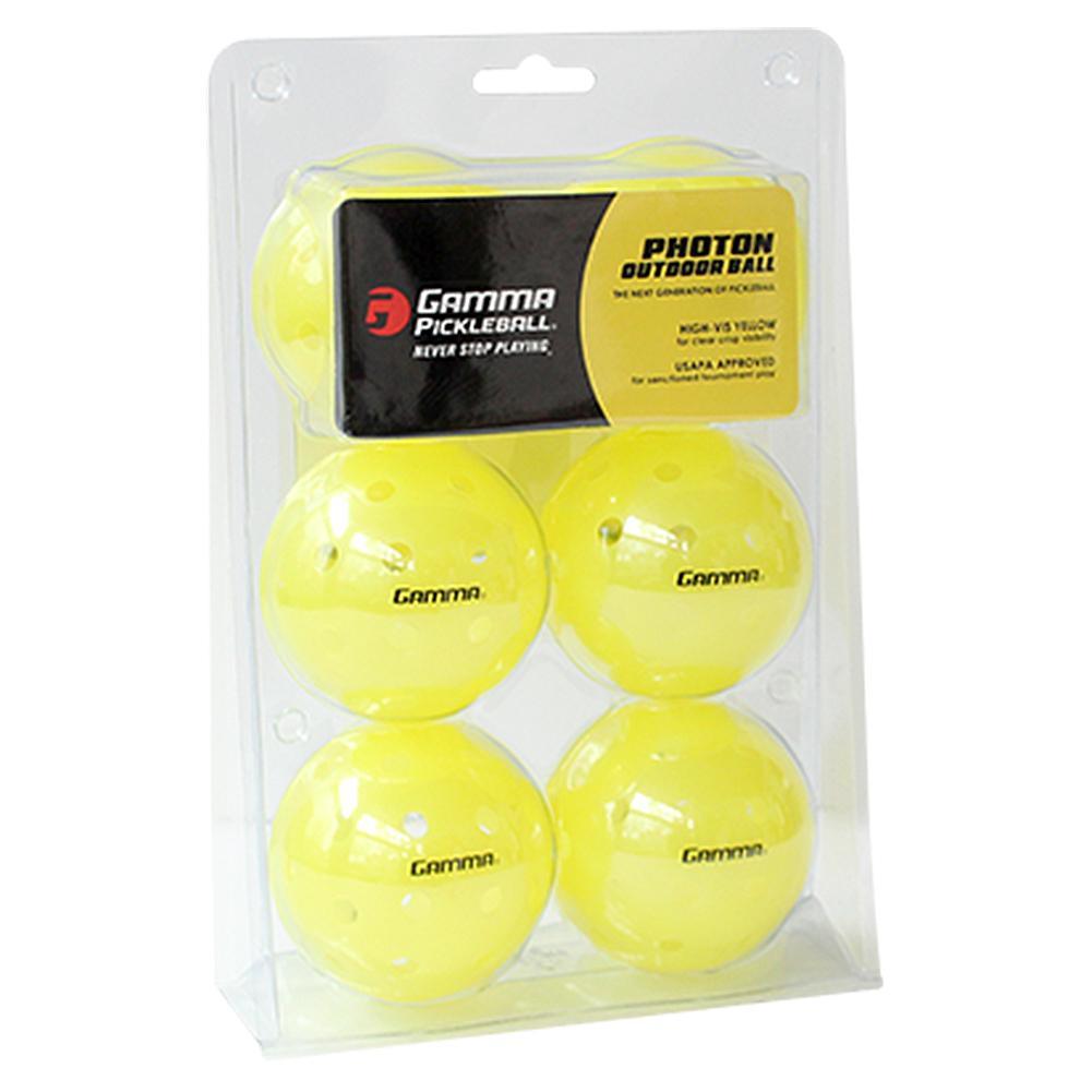 Photon Outdoor Pickleball Ball 6 Pack Balls Gamma