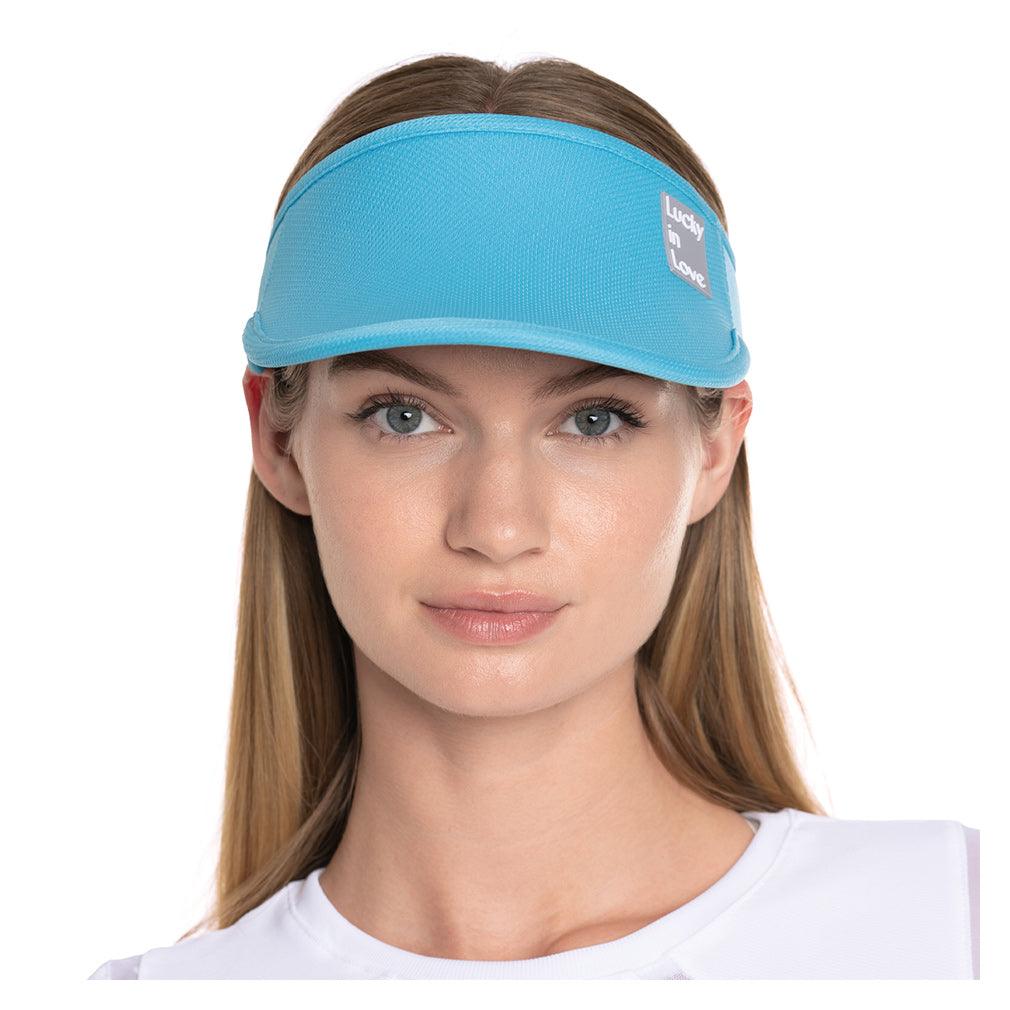 Women`s Lucky Logo Stretch Tennis Visor Apparel Lucky In Love
