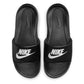 Men`s Victori One Slides Black and White Footwear Nike