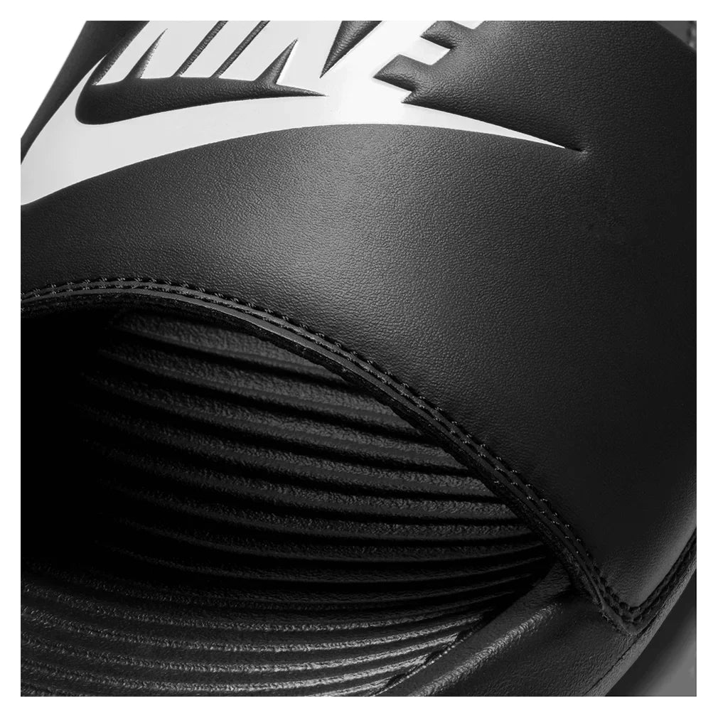 Men`s Victori One Slides Black and White Footwear Nike