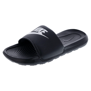 Men`s Victori One Slides Black and White Footwear Nike