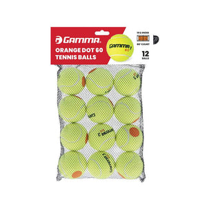 60 Orange Dot Tournament Ball 12pk Balls Gamma