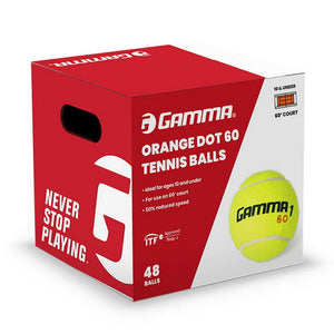 60 Orange Dot Tournament Ball 48pk Balls Gamma