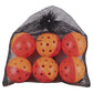 Outdoor Pickleball Training Balls Bag of 6 Red and Orange Balls Gamma