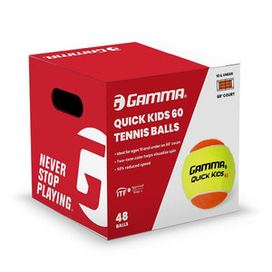 Quick Kids 60 Tennis Balls 48pk Gamma
