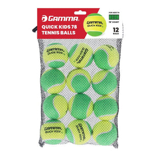Quick Kids 78 Tennis Balls 12PK Gamma