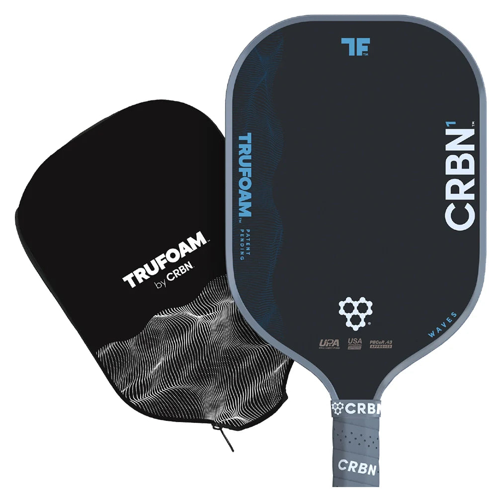 CRBNÂ¹ TruFoam Waves Pickleball Paddle Racquets Crbn Pickleball