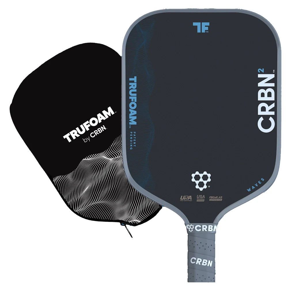 CRBNÂ² TruFoam Waves Pickleball Paddle Racquets Crbn Pickleball