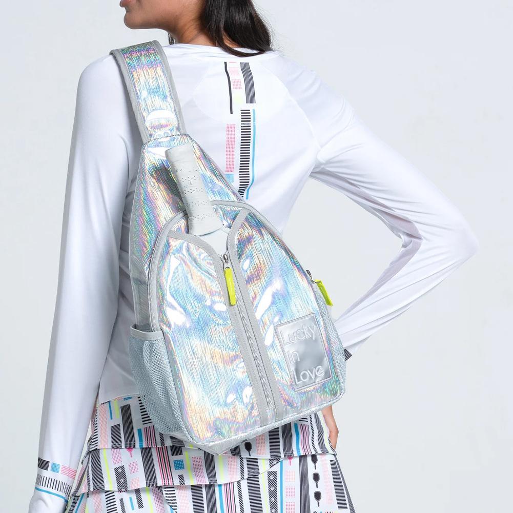 Women`s Lucky Pickleball Bag Iridescent Bags Lucky In Love