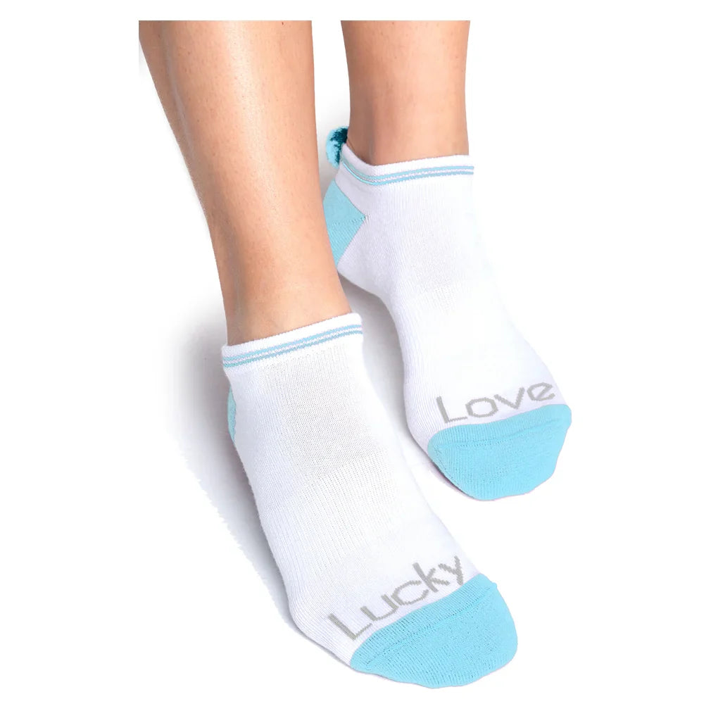 Women`s Retro Revival Low Cut Tennis Socks Bahama Socks Lucky In Love
