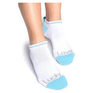 Women`s Retro Revival Low Cut Tennis Socks Bahama Socks Lucky In Love