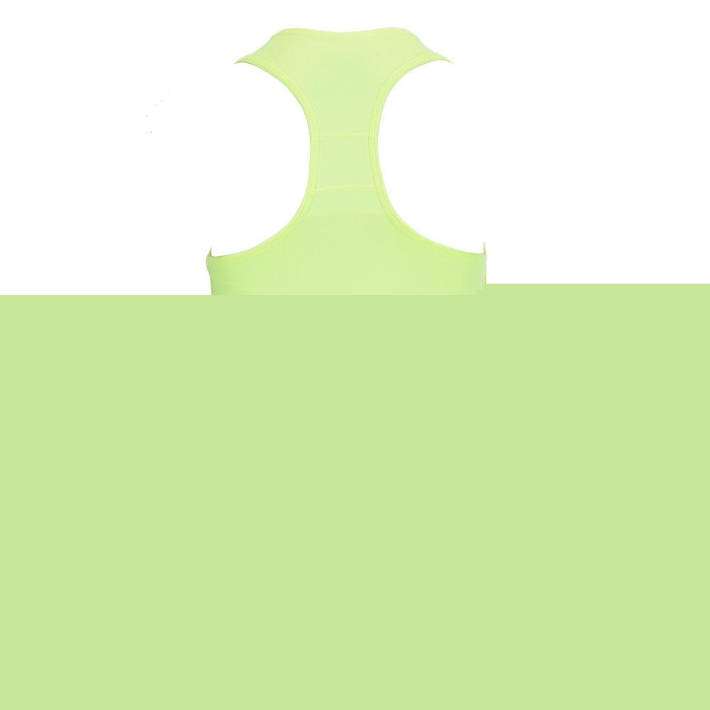 Women`s V-Neck Tennis Tank with Bra in Lemon Frost Apparel Lucky In Love