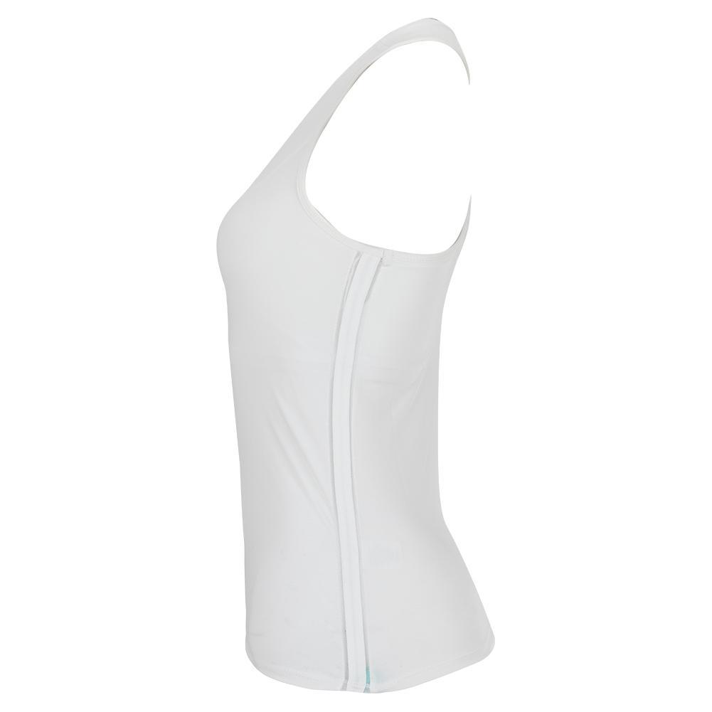 Women`s V-Neck Tennis Tank with Bra Apparel Lucky In Love