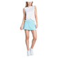 Women`s Retro Stripe Twist Front Tennis Tank White Apparel Lucky In Love
