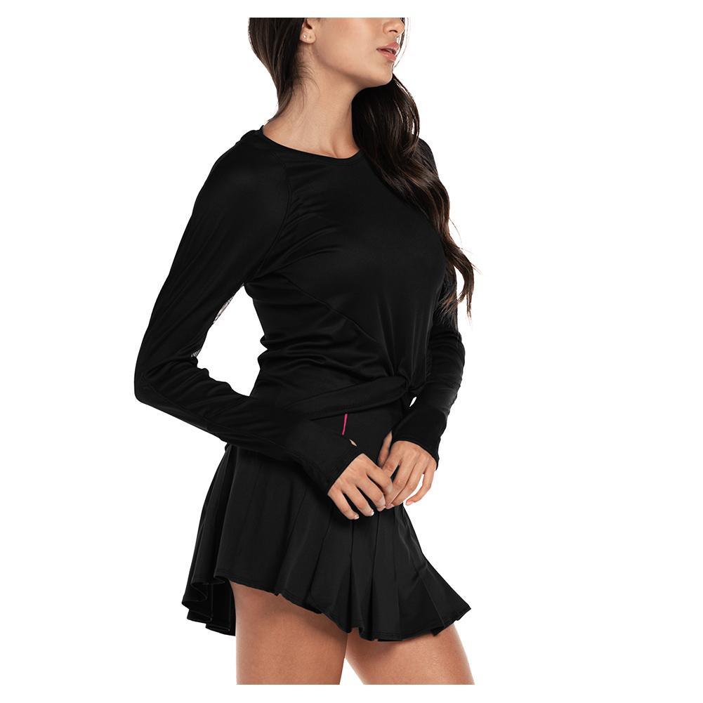 Women's Wrap it Up Long Sleeve Tennis Top Apparel Lucky In Love