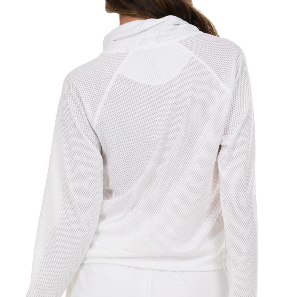 Women's High Neck Long Sleeve Tennis Pullover Apparel Lucky In Love
