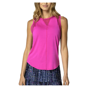 Women`s Chill Out Tennis Tank Mulberry Apparel Lucky In Love