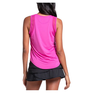 Women`s Chill Out Tennis Tank Mulberry Apparel Lucky In Love