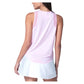 Women`s Chill Out Tennis Tank Pink Sand Apparel Lucky In Love