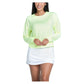 Women's LUV Hype Long Sleeve Tennis Top Lemon Frost Apparel Lucky In Love