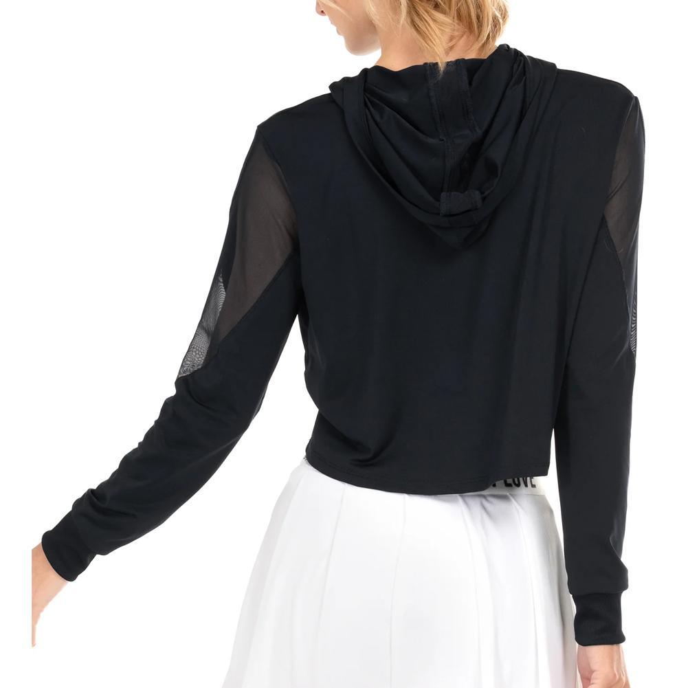 Women`s Cindy Crop Tennis Hoodie Apparel Lucky In Love