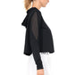 Women`s Cindy Crop Tennis Hoodie Apparel Lucky In Love
