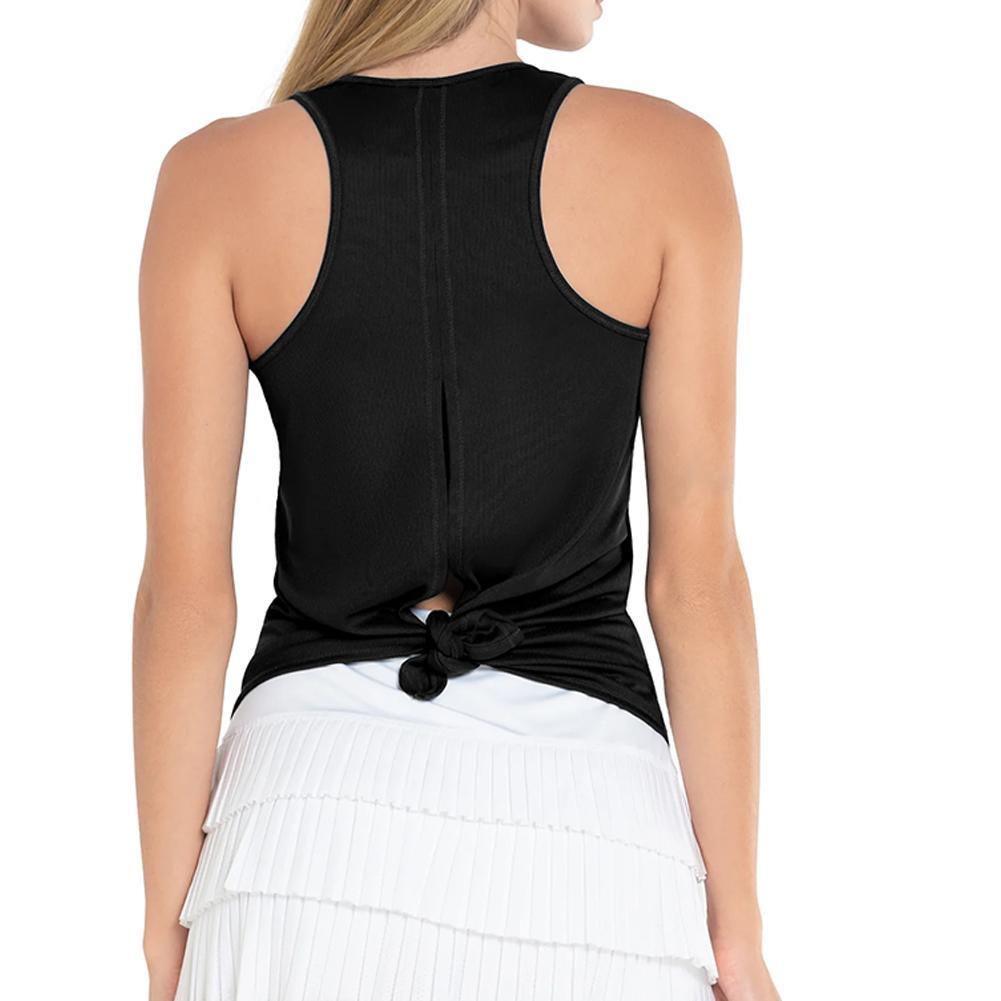 Women's Rib Tie Back Tennis Tank Apparel Lucky In Love