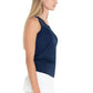 Women's Rib Tie Back Tennis Tank Apparel Lucky In Love