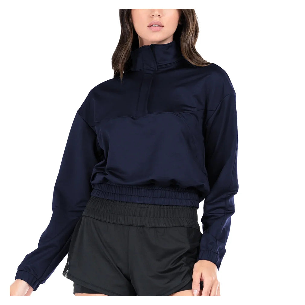 Women's Mock Tennis Pullover Apparel Lucky In Love
