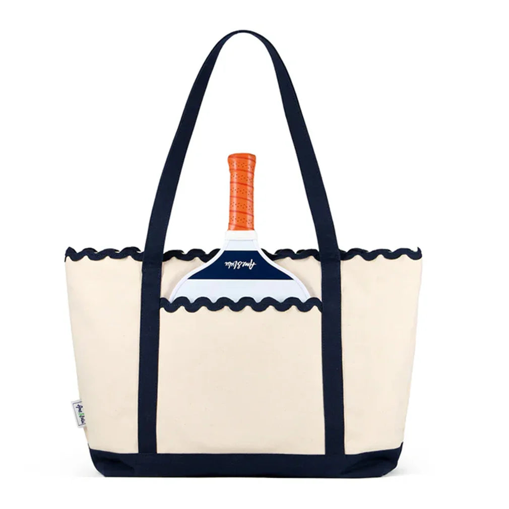 Women's Court To Coast Pickleball Tote Navy Bags Ame And Lulu