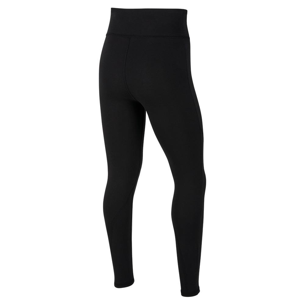 Girls' Sportswear Favorites High-Waisted Leggings Black and White Apparel Nike