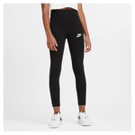 Girls' Sportswear Favorites High-Waisted Leggings Black and White Apparel Nike