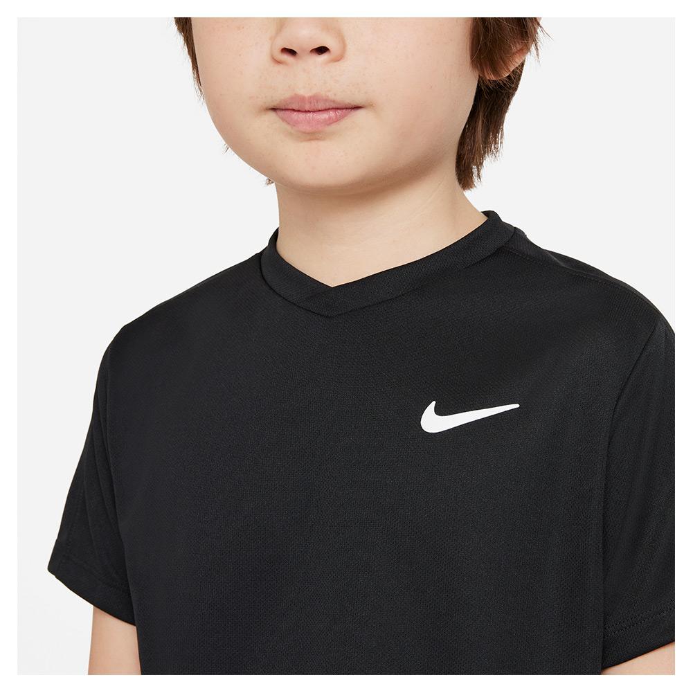 Boys' Court Dri-FIT Victory Short Sleeve Tennis Top Apparel Nike