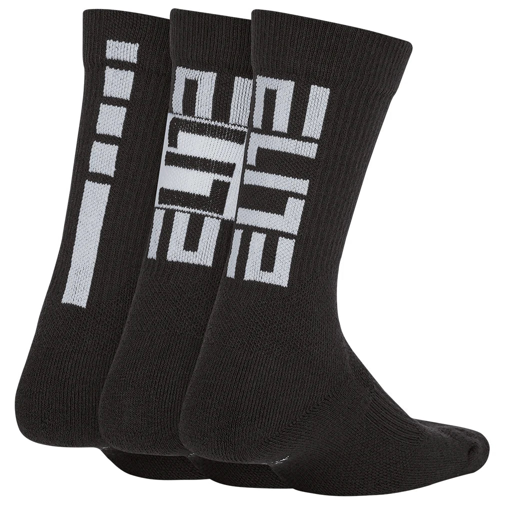 Juniors` Elite Crew Socks 3 Pairs Socks Nike