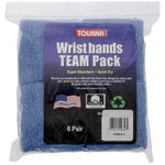 Team Pack Tennis Wristbands 6 Pair Accessories Tourna
