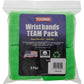 Team Pack Tennis Wristbands 6 Pair Accessories Tourna