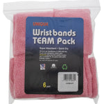 Team Pack Tennis Wristbands 6 Pair Accessories Tourna