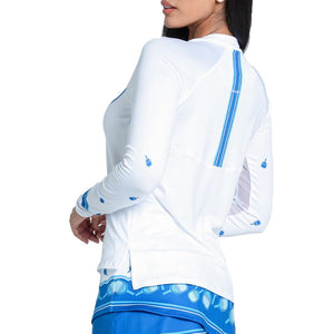 Women`s Electrify Long Sleeve Pickleball Top Multicolor Apparel Lucky In Love