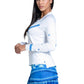 Women`s Electrify Long Sleeve Pickleball Top Multicolor Apparel Lucky In Love