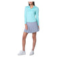 Women`s Free Play Zip Long Sleeve Tennis Top Capri Apparel Lucky In Love