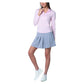 Women`s Free Play Zip Long Sleeve Tennis Top Pink Sand Apparel Lucky In Love
