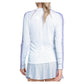Women`s Lavender Love Long Sleeve Tennis Top White Apparel Lucky In Love